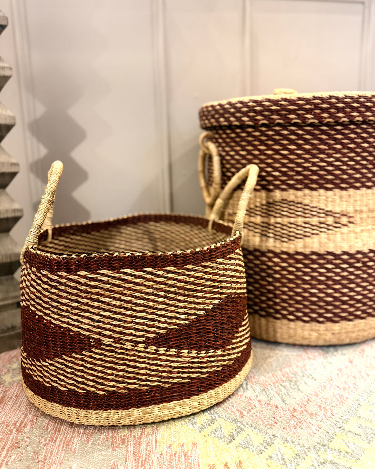 Half Laundry Basket | Brown