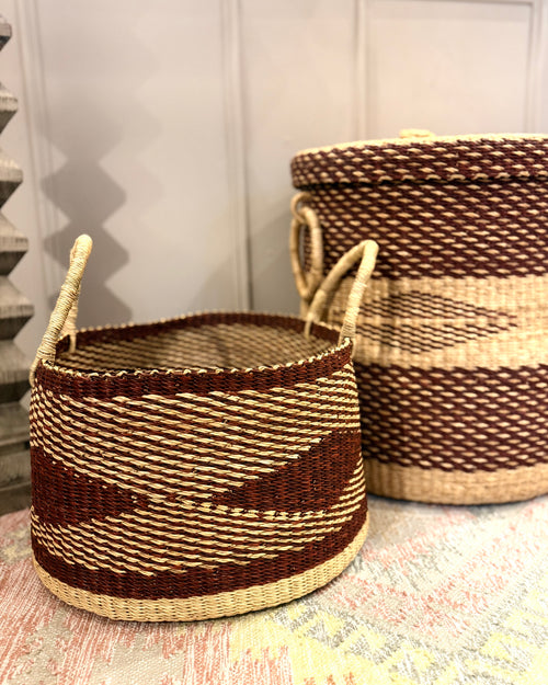 Half Laundry Basket | Brown