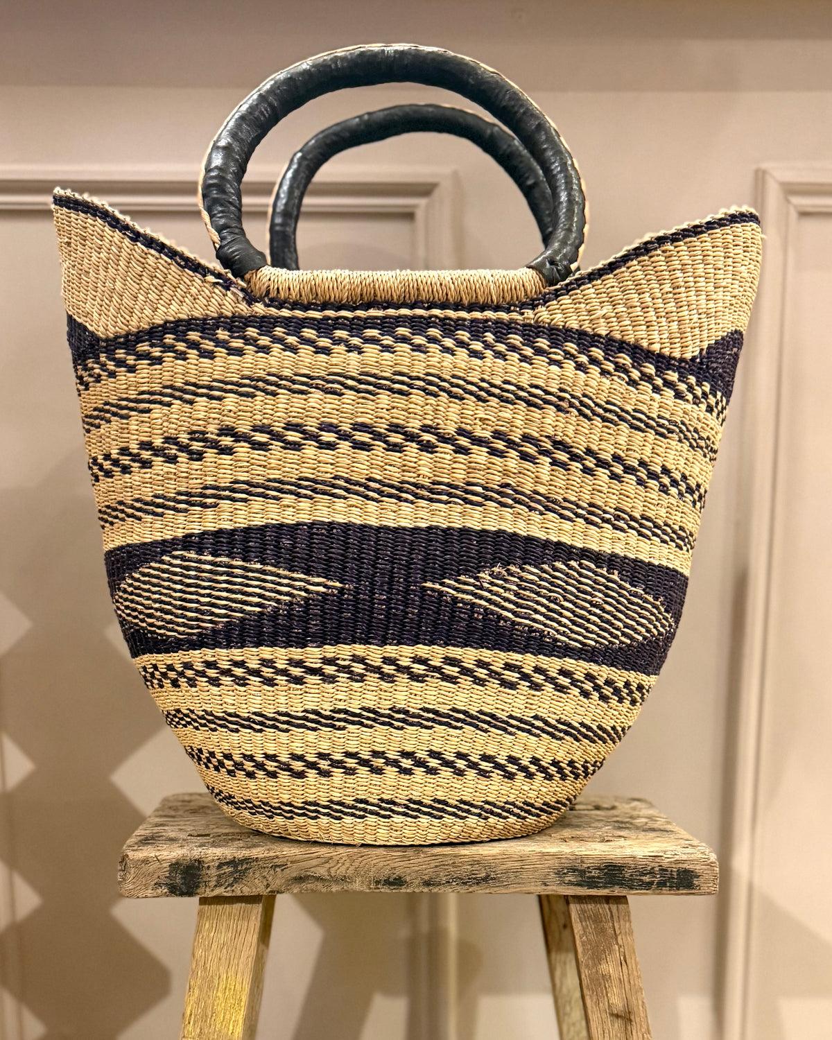 Large U Shopper | Midnight Garden