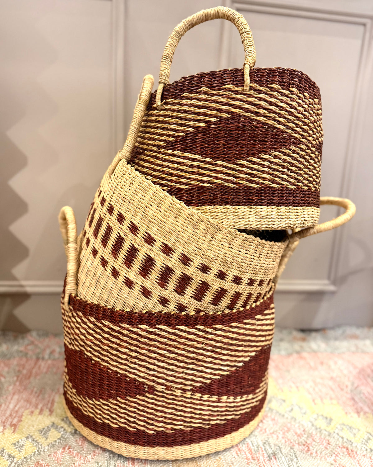 Half Laundry Basket | Brown