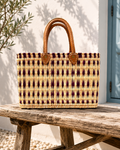 Square Shopper | Burgundy