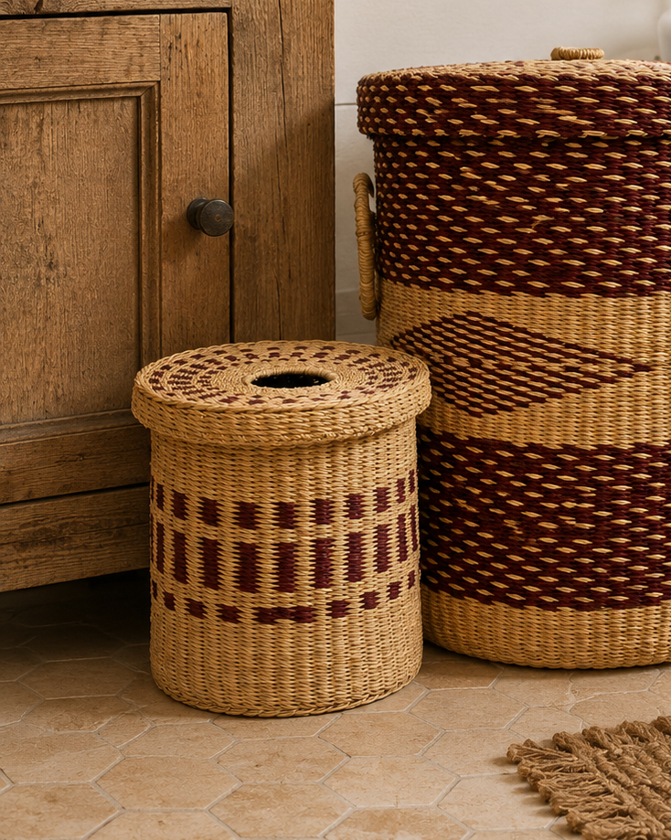 Waste Paper Basket | Cocoa